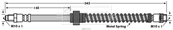 BORG & BECK stabdžių žarnelė BBH7741